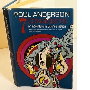 Poul Anderson 7 Conquests Sci-Fi Book Vintage Adventure Tales‎